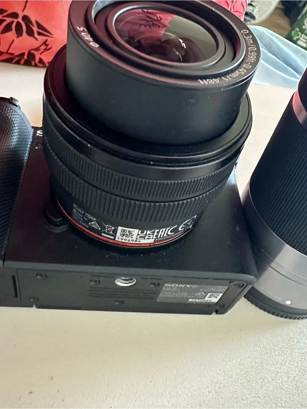 Sony Black Mirrorless camera Full frame 4K with 28-60mm and 55- 210mm Lense